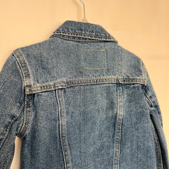 Levi’s Kids Denim Trucker Jacket Blue Cotton Classic Western Jean Jacket - Picture 8 of 10